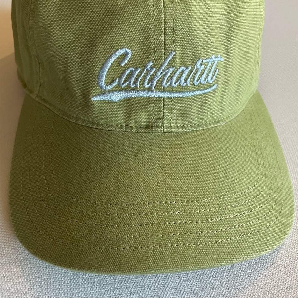Carhartt Sage Green Baseball Cap - Picture 3 of 7